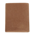 Brown leather Zippo vintage credit card case wallet holding up to 14 cards, sleek and compact design.