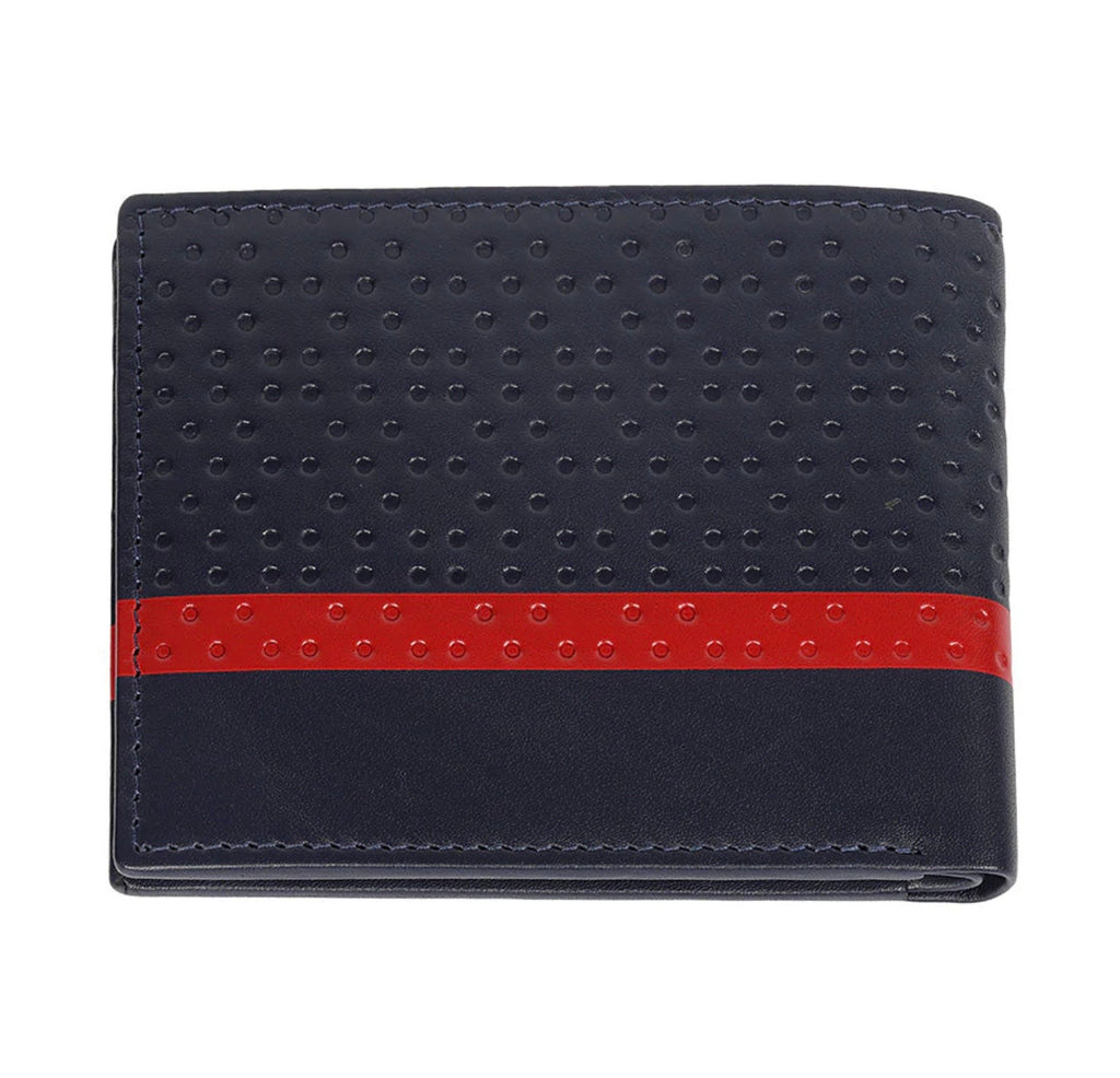 Zippo Bi-Fold Wallet 8 Card Leather Navy Blue 2008014 Free Delivery