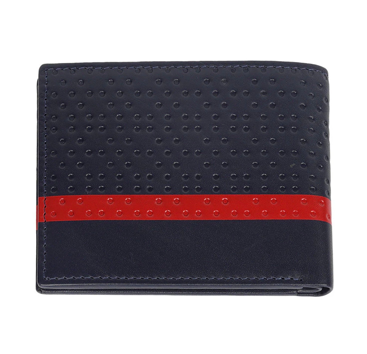 Zippo Bi-Fold Wallet 8 Card Leather Navy Blue 2008014 Free Delivery