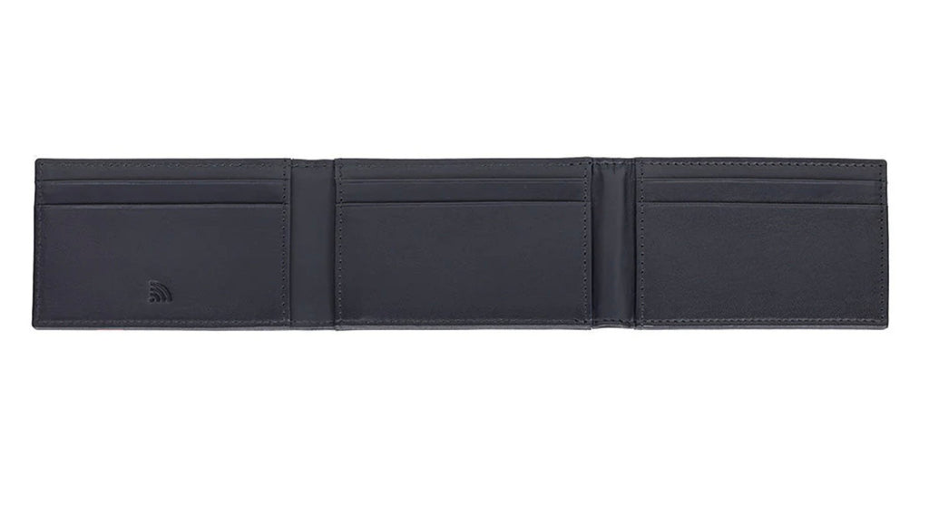 Zippo Credit Card Case Foldable 10 Cards Slots Leather Navy Blue 2008016 Free Delivery