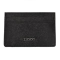 Zippo Saffiano Money Clip Wallet Leather Black 2007079 Free Delivery