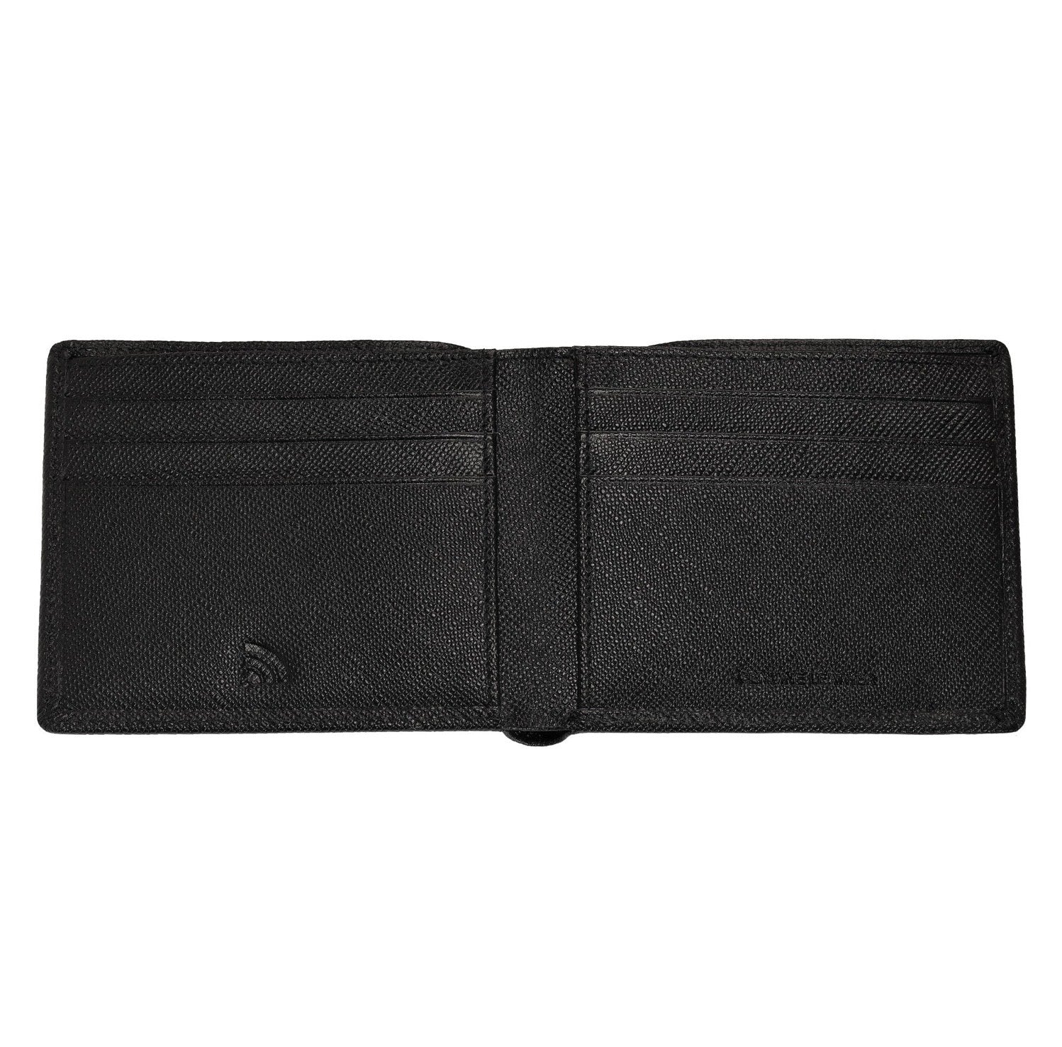 Zippo Saffiano Credit Card Wallet Leather Black 2007085 Free Delivery