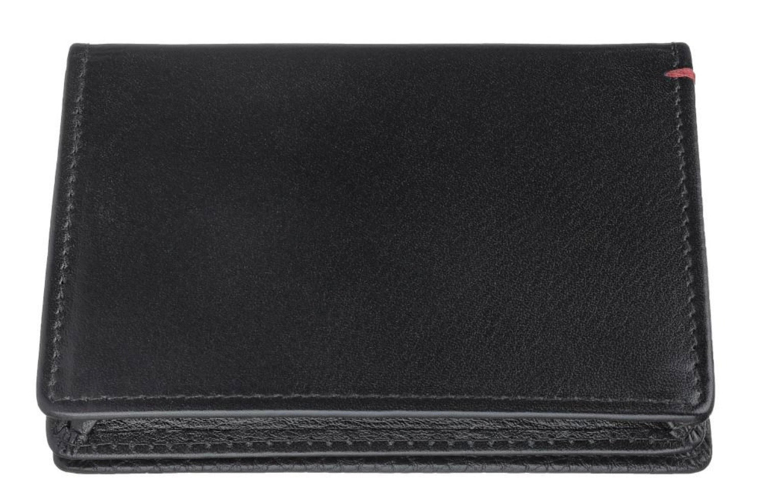 Zippo Business Card Wallet Black Nappa Leather 2006024 Free Delivery