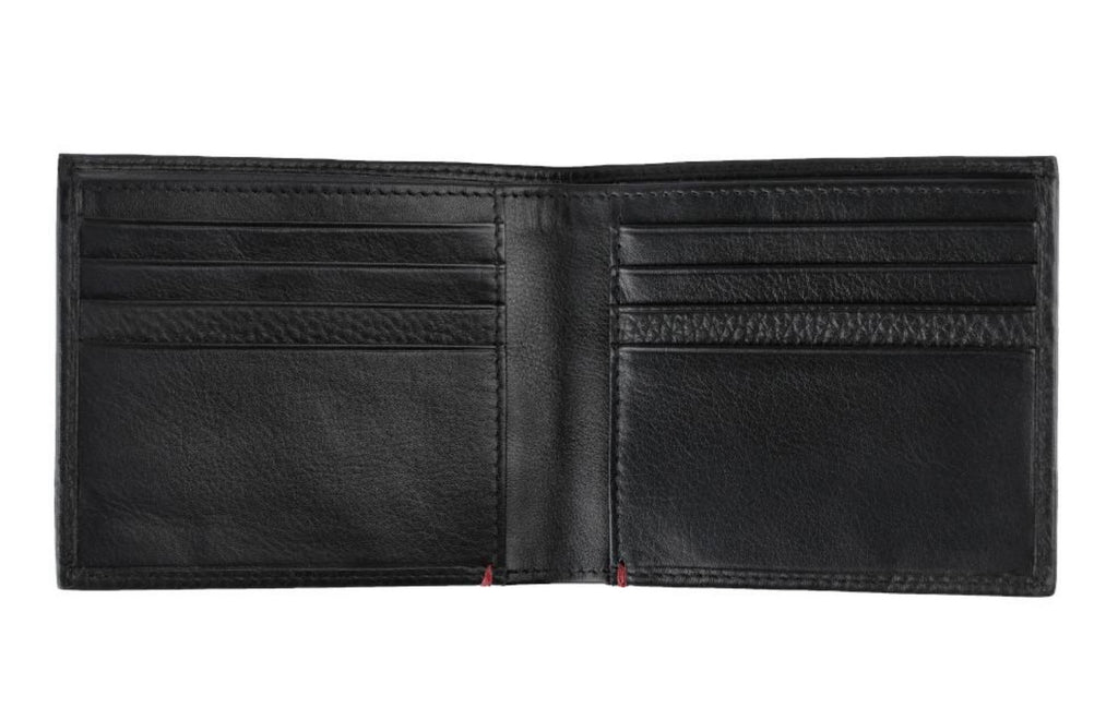 Zippo Credit Card Wallet Black Nappa Leather 2006022 Free Delivery