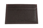 Brown leather Zippo credit card holder wallet with multiple card slots and sleek design, perfect for everyday use.
