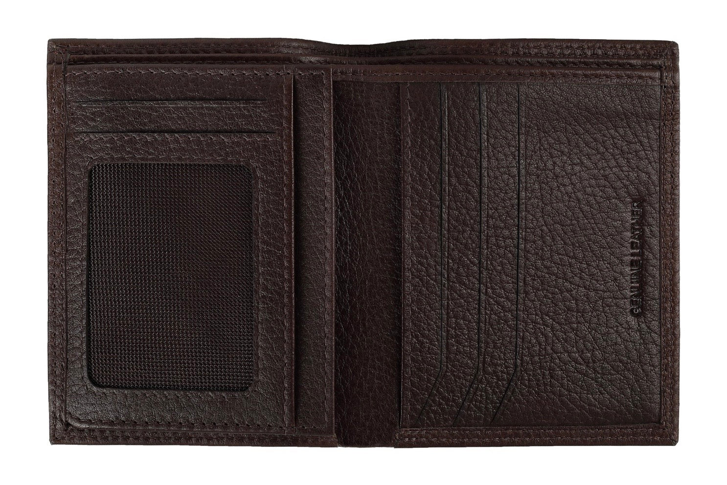 Zippo Tri-Fold Wallet Brown Nappa Leather 2006048 Free Delivery