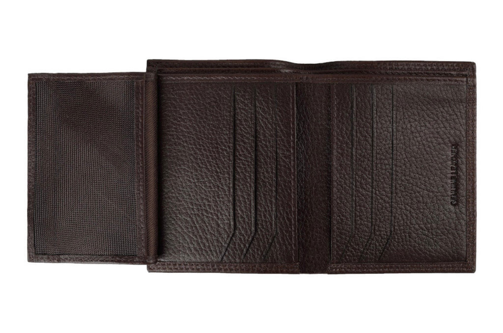 Zippo Tri-Fold Wallet Brown Nappa Leather 2006048 Free Delivery