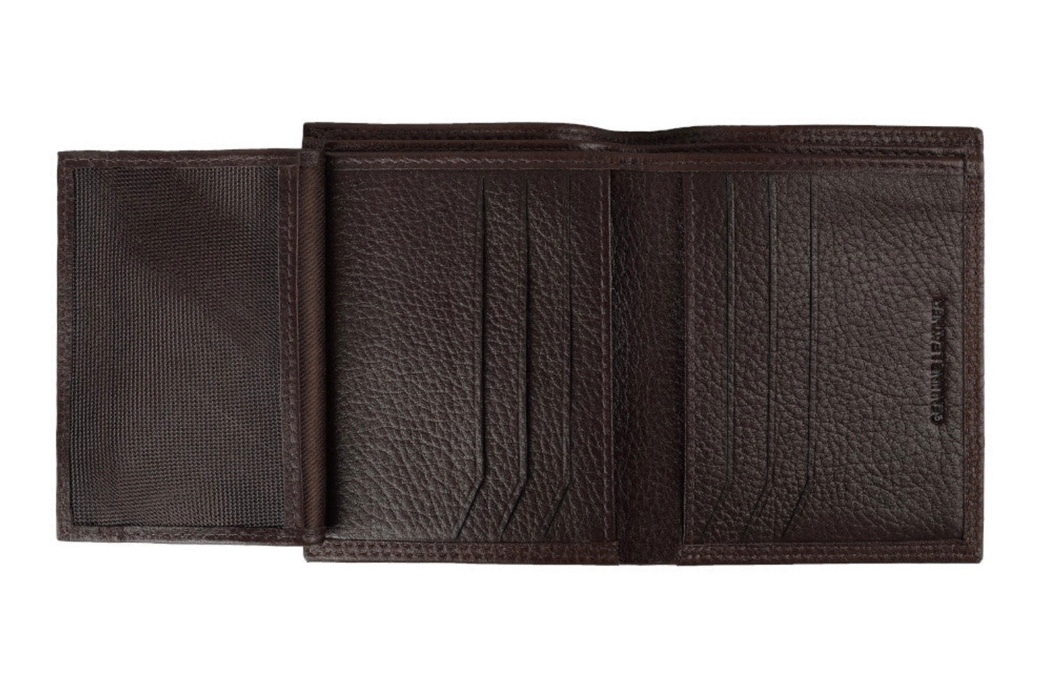 Zippo Tri-Fold Wallet Brown Nappa Leather 2006048 Free Delivery