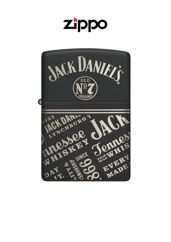 Zippo Lighter 218C Jack Daniels 46279 Windproof Lifetime Guarantee Free Delivery