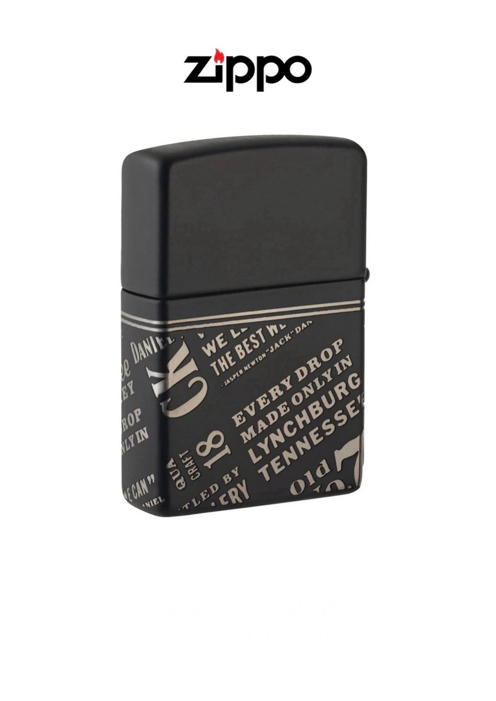 Zippo Lighter 218C Jack Daniels 46279 Windproof Lifetime Guarantee Free Delivery