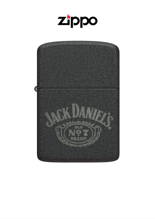 Zippo Lighter Jack Daniels No 7 Design 46796 Windproof Lifetime Guarantee Free Delivery