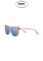 Zippo sunglasses with UV400 protection, polycarbonate lens and frame, featuring stylish black design and adjustable temples.