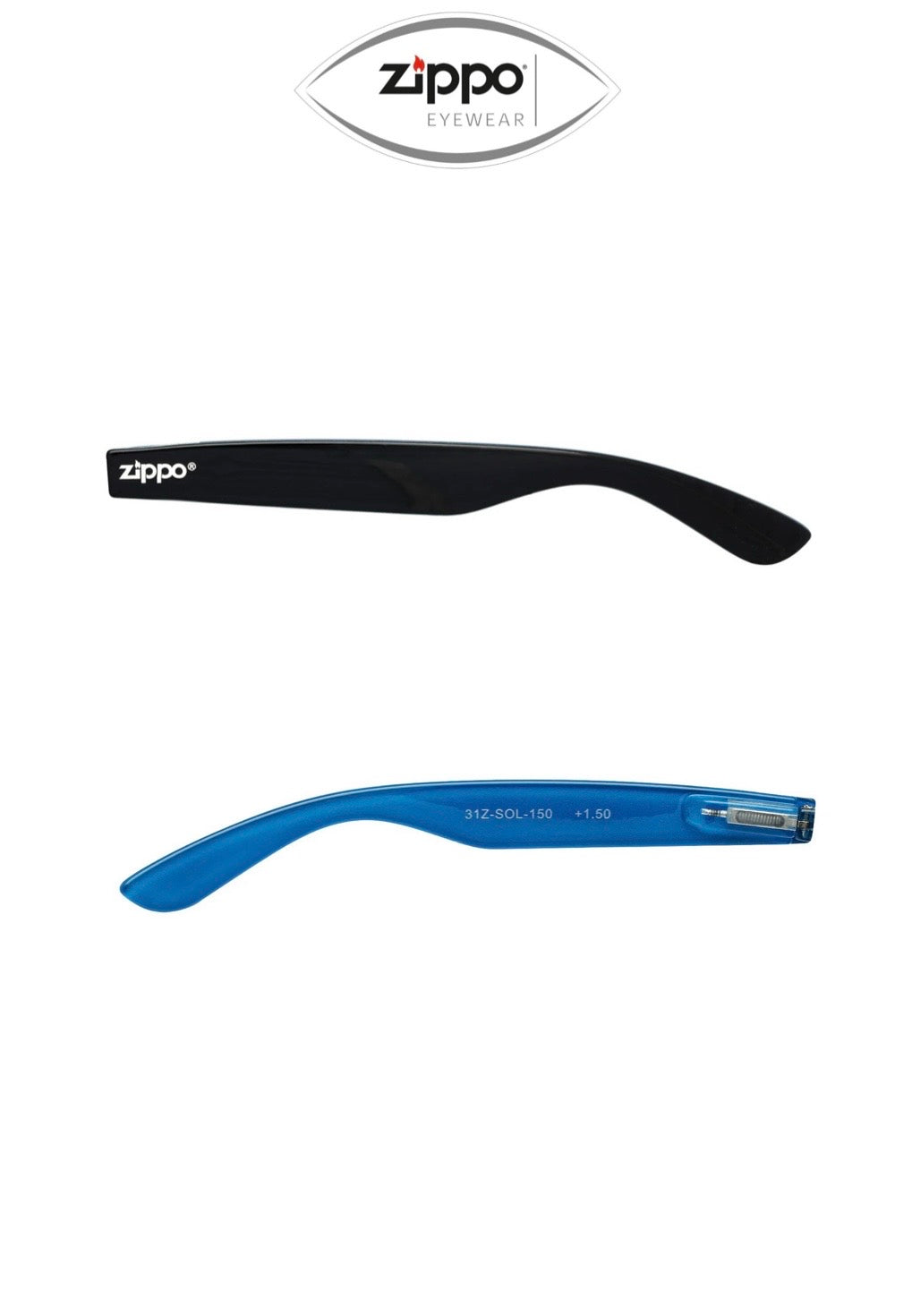 Zippo Reading Glasses 31Z-SOL Smoked lens’ Non-Prescription Italian Design