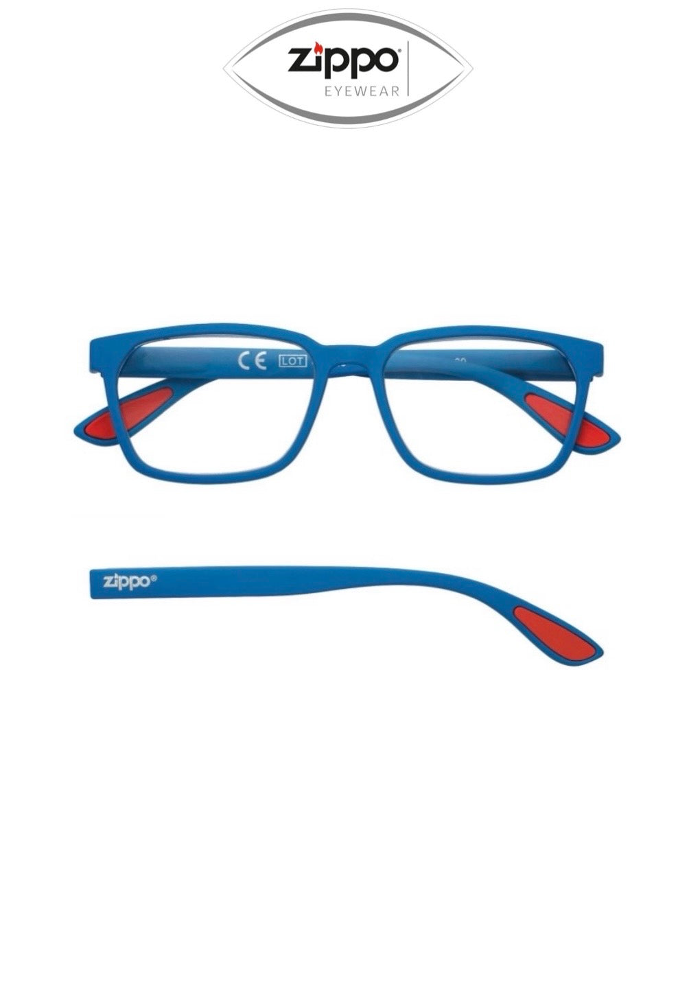 Zippo Reading Glasses 31Z-PR107 Non-Prescription Italian Design