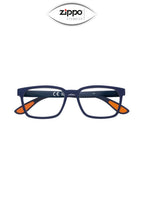 Zippo Unisex Rectangular Non-Prescription Reading Glasses 31Z-PR80