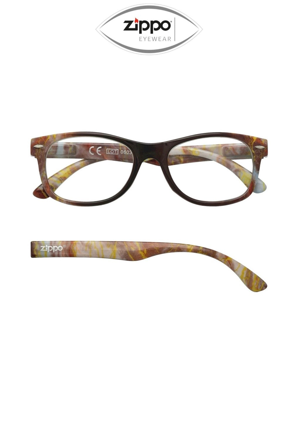 Zippo Reading Glasses 31Z-PR102 Non-Prescription Italian Design