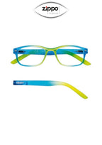 Zippo non-prescription reading glasses with Italian design and 31Z-PR116 model, featuring sleek, stylish frames.