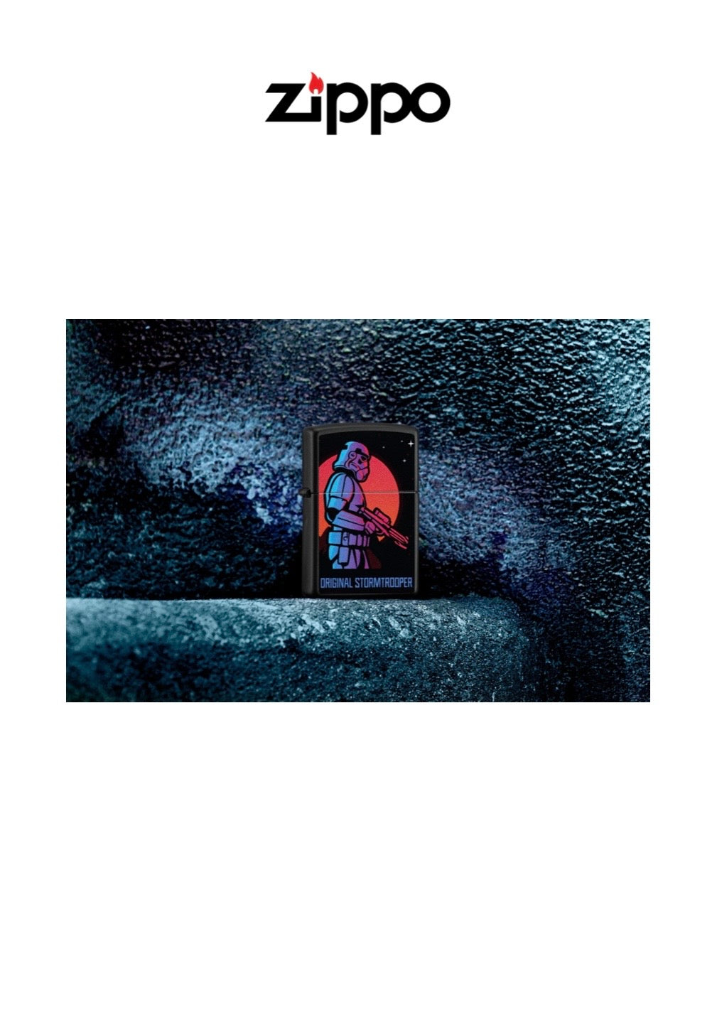 Zippo Lighter Original Stormtrooper Moon Design 218-125177 60007762 Windproof Lifetime Guarantee Free Delivery