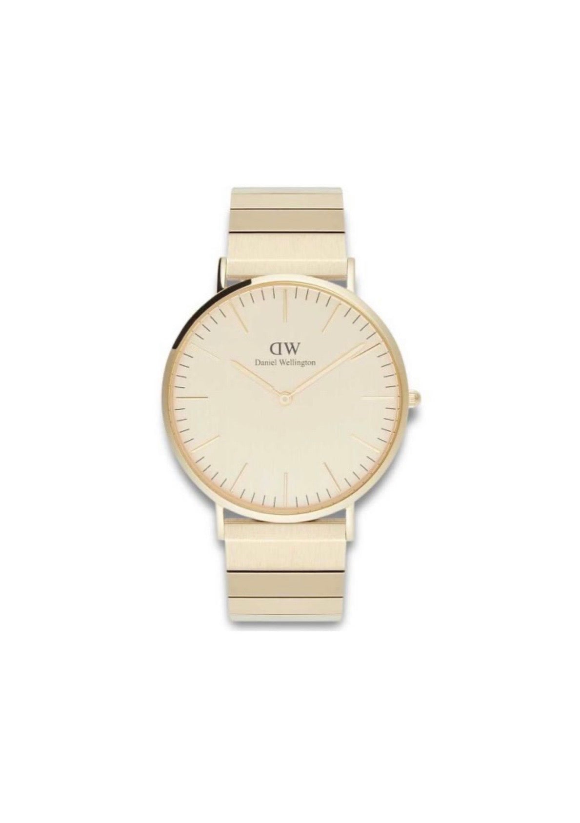 Daniel Wellington Mens Watch Classic Piano Link Gold Unitone DW00100779
