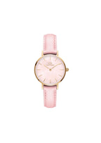Daniel Wellington Ladies Watch Petite Cherry Blossom 28mm with floral dial and elegant silver strap.