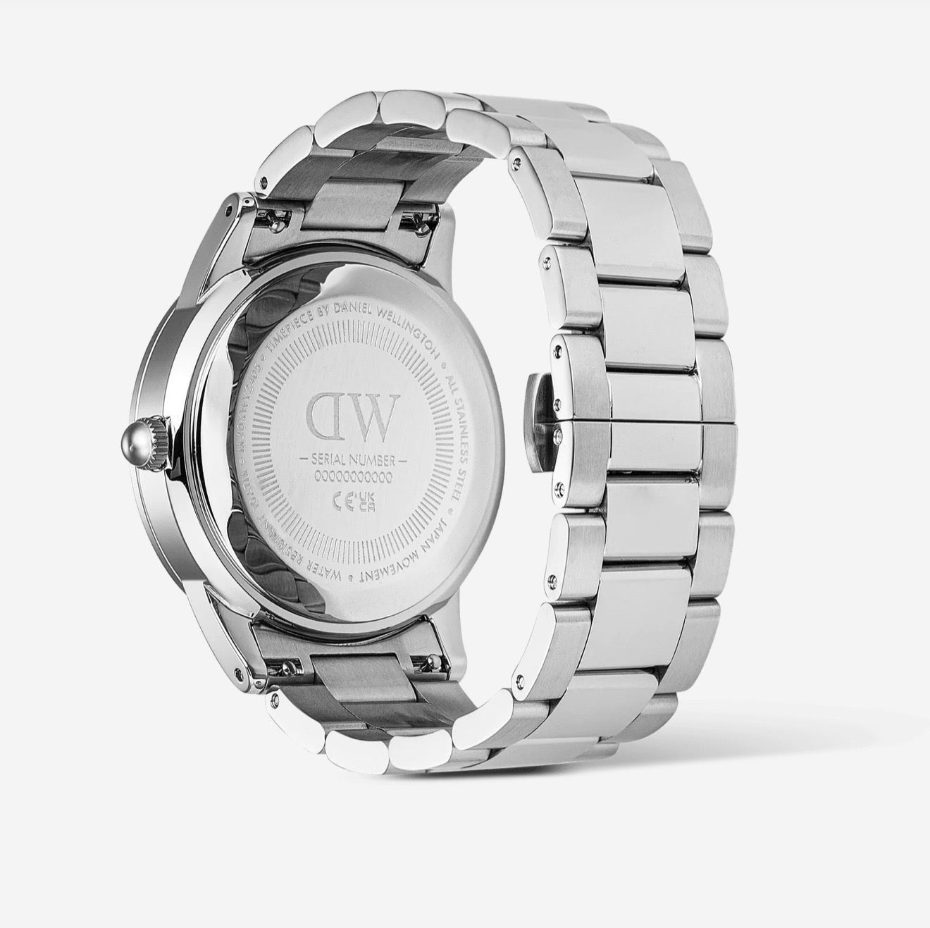 Daniel Wellington Mens Watch Iconic Paradigma Link Blue Enamel DW00100820