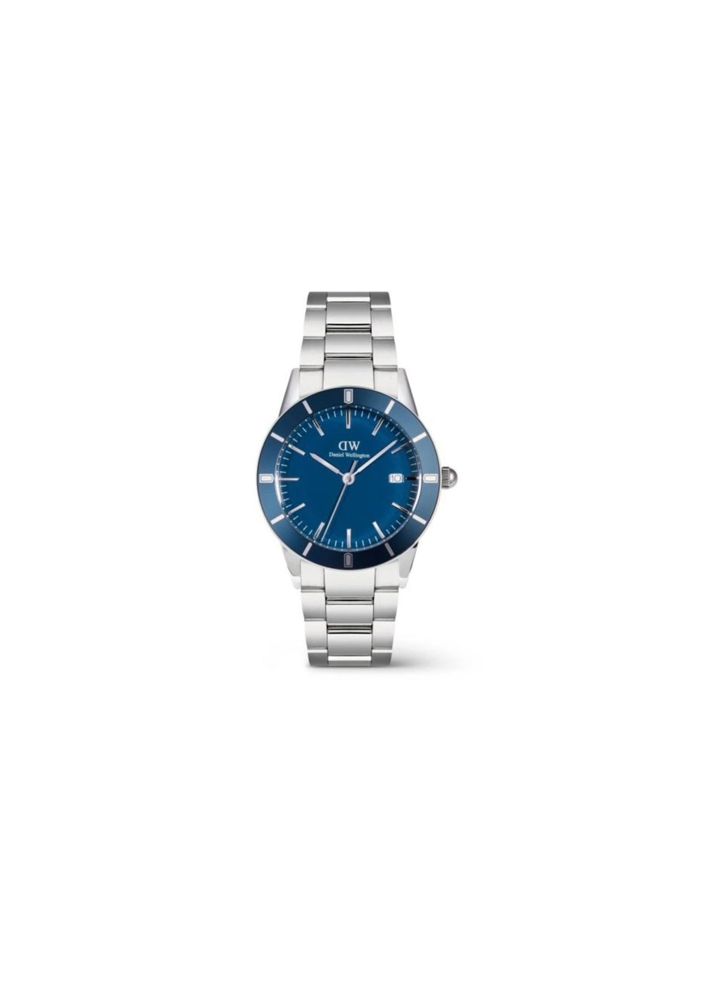 Daniel Wellington Mens Watch Iconic Paradigma Link Blue Enamel DW00100820