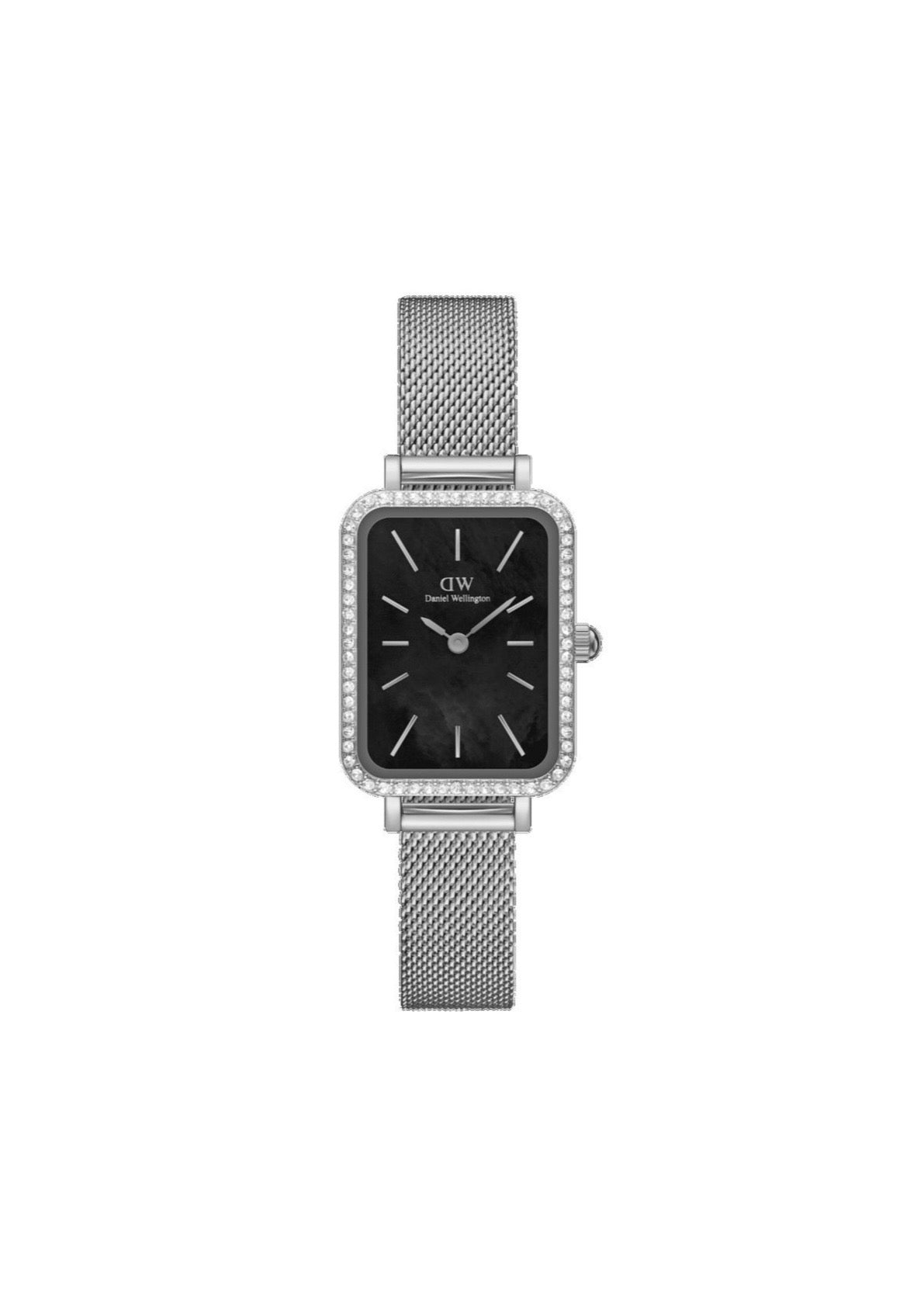 Daniel Wellington Ladies Watch Quadro Lumine Silver 20 DW00100667