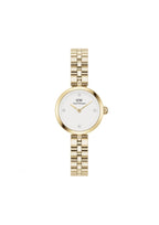 Daniel Wellington Ladies Elan Lumine Gold Watch with 22mm strap, sleek design, and minimalist gold-tone face.