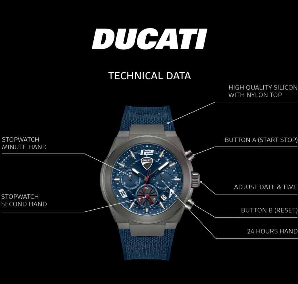 Ducati Mens Watch Touring Chronograph DTWGC0002002