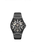 Kenneth Cole Mens Watch Black Skeleton Automatic KCWGY0065303
