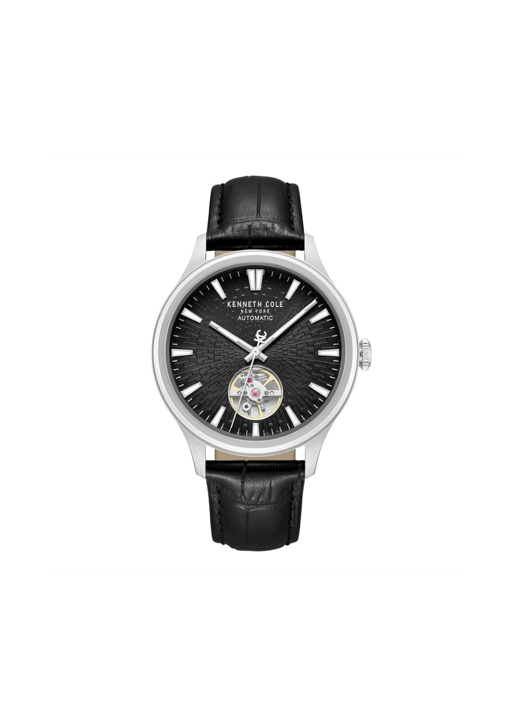 Kenneth Cole Mens Watch Silver Newport Automatic KCWGX0098007