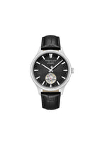 Kenneth Cole men's silver Newport automatic watch with round dial and metal bracelet, showcasing elegant watch design.