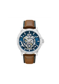 Kenneth Cole Mens Watch Silver Harrison Skeleton Automatic KCWGX0088905