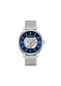 Kenneth Cole Mens Watch Brooklyn Silver Skeleton Automatic KCWGY0064101