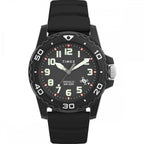 Timex Mens Watch Divers Style Black Silicone Strap TW5M61200