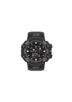 Timex men's UFC Combat chronograph digital quartz watch showing a black dial, digital display, and sporty design.