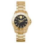 Philipp Plein Sport Watch Ladies Glam Black Dial Gold Case Quartz PSKBA0923