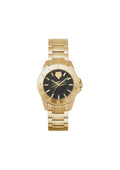 Philipp Plein Sport Watch Ladies Glam Black Dial Gold Case Quartz PSKBA0923