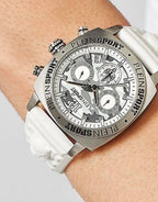 Philipp Plein Sport Mens Wildcat Chronograph Watch White Dial PSGBA0123