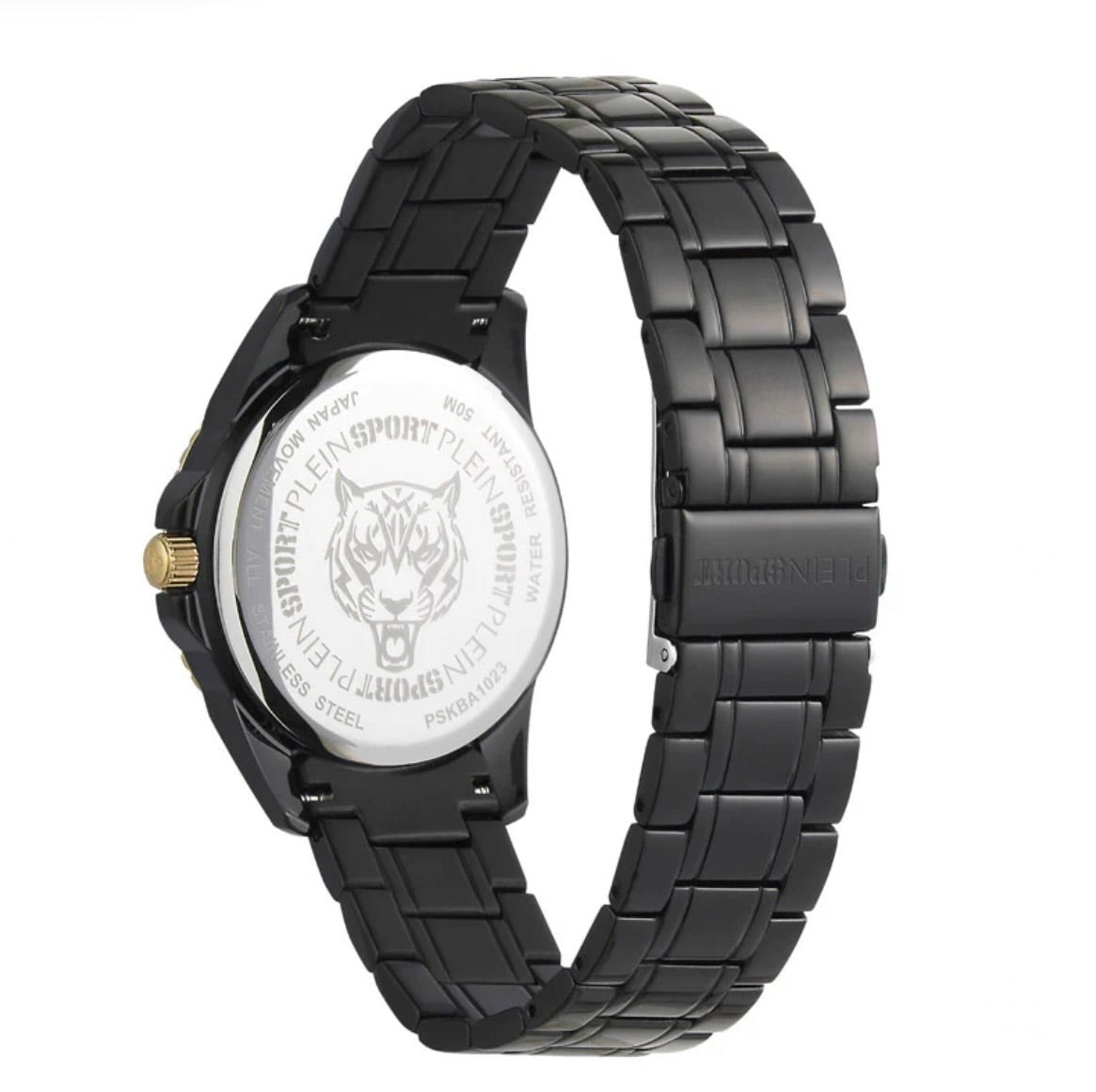 Philipp Plein Sport Watch Ladies Glam Black Dial Black Case Quartz PSKBA1023