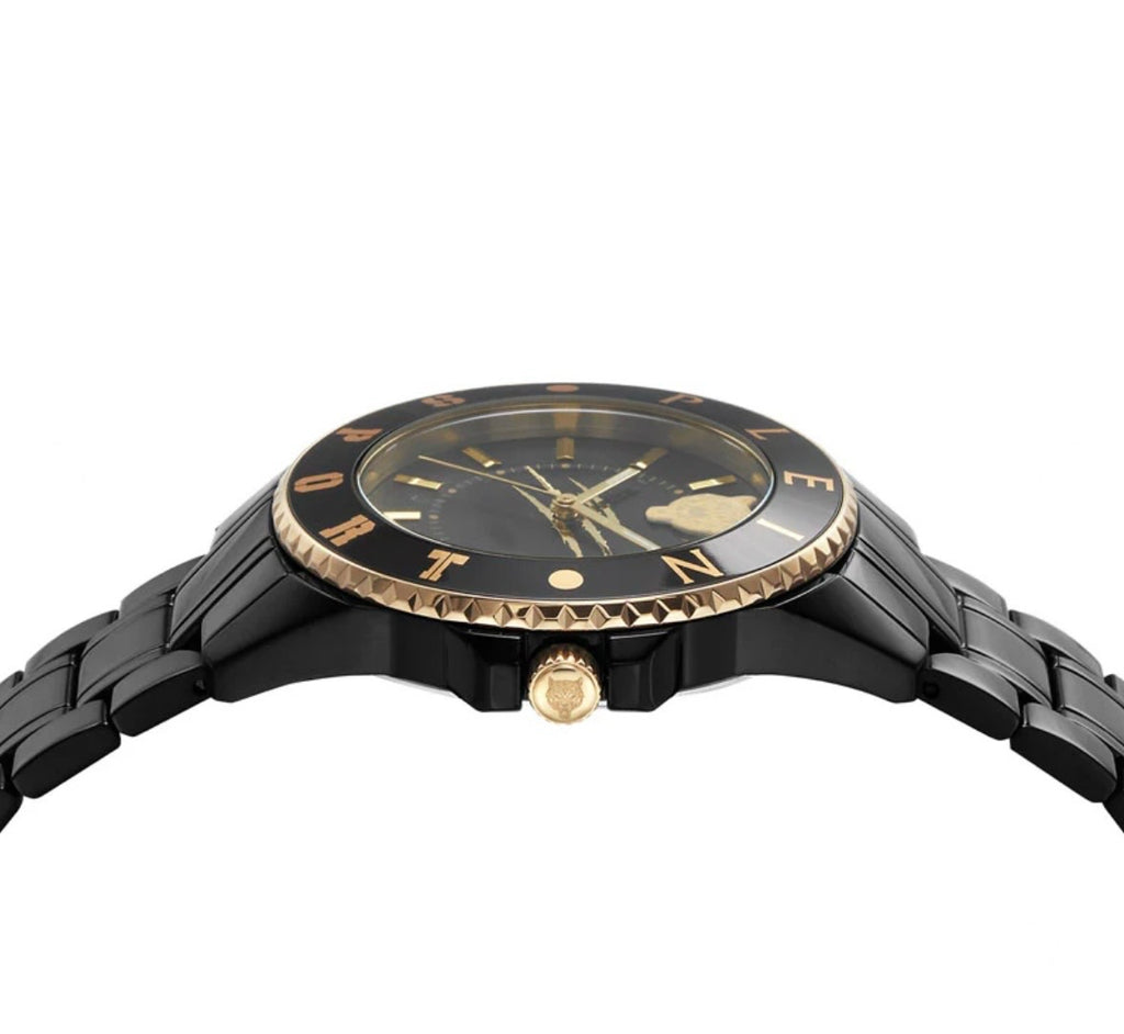 Philipp Plein Sport Watch Ladies Glam Black Dial Black Case Quartz PSKBA1023