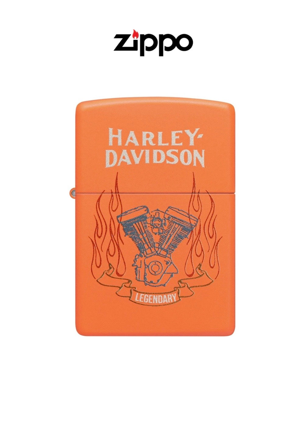 Zippo Lighter Harley Davidson Legendary Design 47099 Windproof