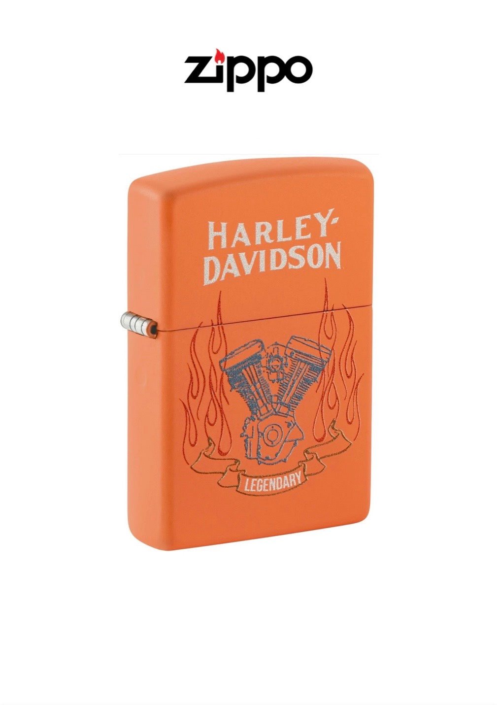 Zippo Lighter Harley Davidson Legendary Design 47099 Windproof