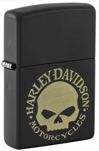 Zippo Lighter Harley Davidson Willie G Skull Design 47102