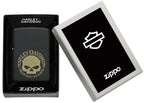Zippo Lighter Harley Davidson Willie G Skull Design 47102