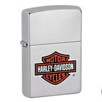 Zippo Lighter Harley Davidson Classic Chrome Logo Design 200HD.H252