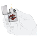 Zippo Lighter Harley Davidson Classic Chrome Logo Design 200HD.H252