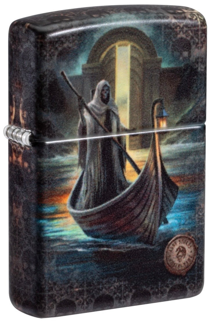 Zippo Lighter Anne Stokes The Ferryman Design 47085 Windproof