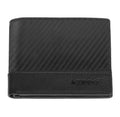 Zippo Carbon Fibre Pattern Black Leather Wallet 2007995