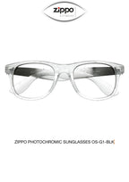 Zippo OS-G1 photochromic sunglasses with self tinting UV400 lenses